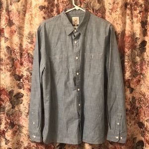 True Craft Blue Long Sleeve Shirt, Size Large